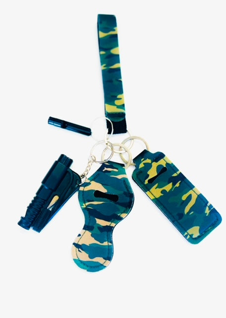 Safety Keychain - Camo